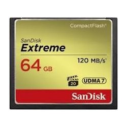 SANDISK COMPACT FLASH 64 GB.
