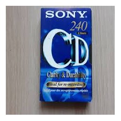SONY CASSETE VIDEO VHS 240M...