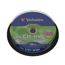 VERBATIM CD-RW 700MB 80MIN...