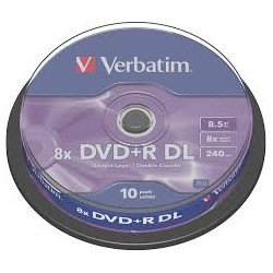 VERBATIM DVD+R D. LAYER...